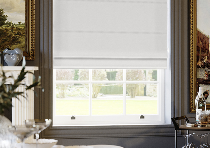 Oslo, Silver - Roman Blind - Image 5